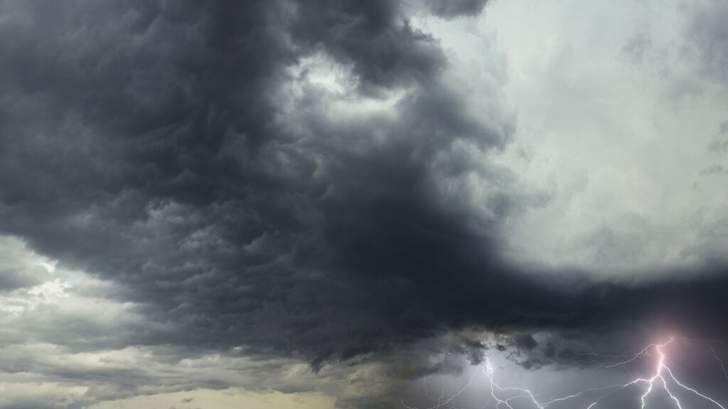 stormy skyline